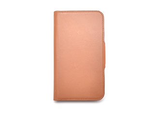 Tab Closure Folio Phone Case Luxury Leather Material Elegant Appearance