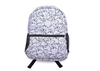 Colorful Waterproof Primary School Bag 600D Poly Material Decent Capacity