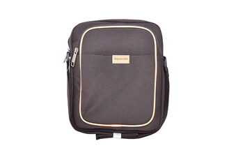 Customized Zipper Business Shoulder Bag 210D / 150D Lining Soft Handfeel