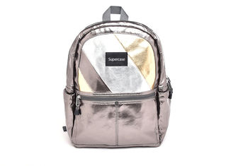 Stylish Custom Made Backpacks Coated Canvas Material 24*9*32cm Dimension