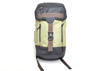 Light Green Color Custom Sports Backpacks With Coating Fabric Trimming
