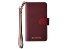 China Red Color Wallet Leather Phone Case , iPhone Leather Folio Case Logo Printed company