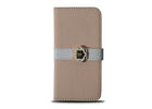 China Bi Color Fashionable Folio Phone Case For Ladies Business Card Holder factory