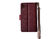 Red Color Wallet Leather Phone Case , iPhone Leather Folio Case Logo Printed supplier