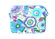 Unique Flower Pattern Printed Neoprene Sleeve , Tablet Sleeve Case Dustproof supplier