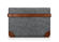 Grey Color Cotton Tablet Sleeve 278*187*30mm Dimension With Two Buttons supplier