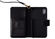 Black Leather Protective Phone Cases , Smartphone Folio Case With Hand Strap supplier