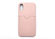 Pink Color Wrapped Protective Phone Cases , Leather Cell Phone Case With Card Slots supplier
