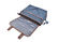 Polyurethane Business Shoulder Bag Blue Denim Appearance OEM / ODM Acceptable supplier
