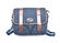 Polyurethane Business Shoulder Bag Blue Denim Appearance OEM / ODM Acceptable supplier
