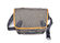 Shiny Grey Shoulder Bags For School , Mens Shoulder Bags Jointed Front Panel supplier