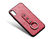 Stand Mode Thin Leather Mobile Phone Cases Shock Resistance With Hand Ring supplier