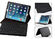 Black PU iPad Universal Tablet Case With Removable Bluetooth Wireless Keyboard supplier