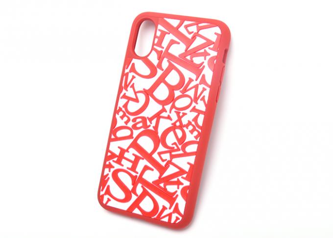 Typical Letter Soft TPU Phone Case , Full Wrap Phone Case Groove Design