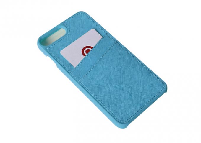Genuine Leather Phone Cases Multifunctional 2 Pockets For Credit Card Slots