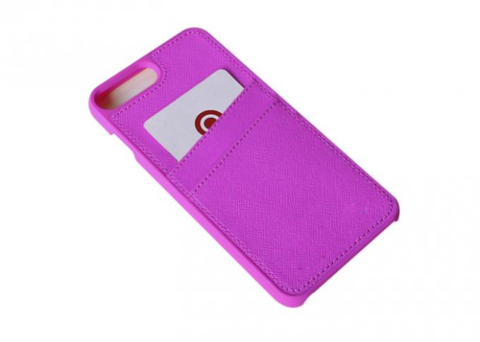 Genuine Leather Phone Cases Multifunctional 2 Pockets For Credit Card Slots