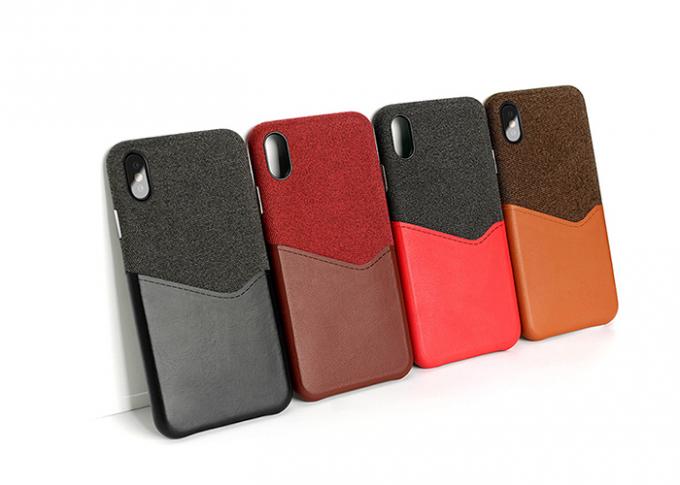 Fashionable Leather Phone Cases With Card Slot Function For iPhone X XR