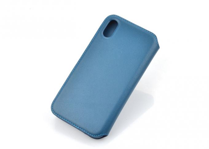 iPhone X Leather Folio Phone Case Nice PU Material 360 Degree Protection