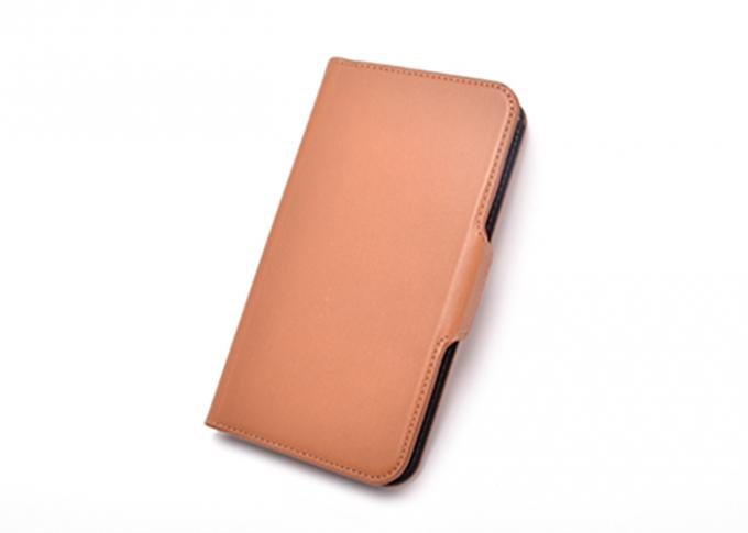 Tab Closure Folio Phone Case Luxury Leather Material Elegant Appearance