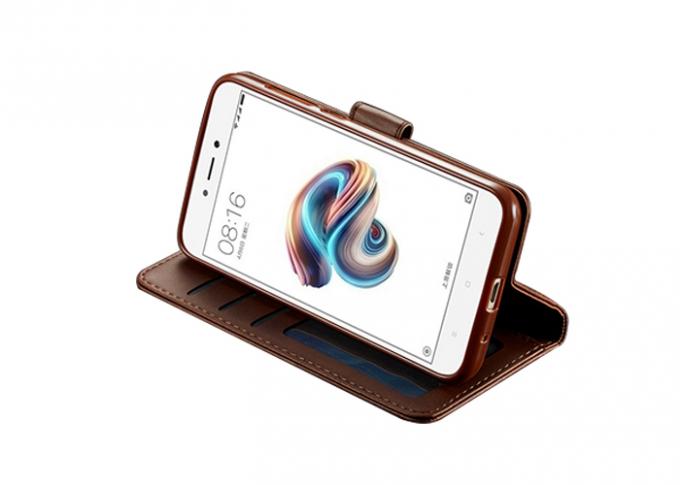 Multifunctional Wallet Folio Phone Case With Card Slot / Magnet Closure