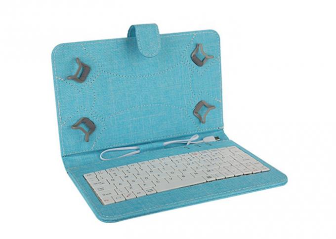 Light Blue Universal Tablet Case Premium Raw Materials 7" Smart Cover