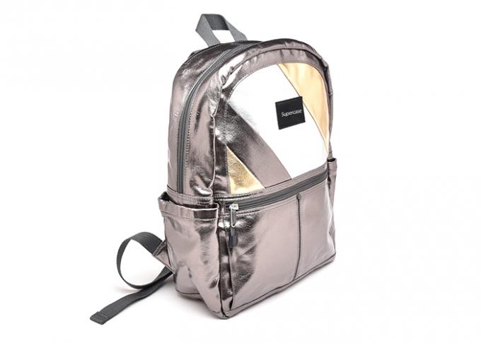 Stylish Custom Made Backpacks Coated Canvas Material 24*9*32cm Dimension