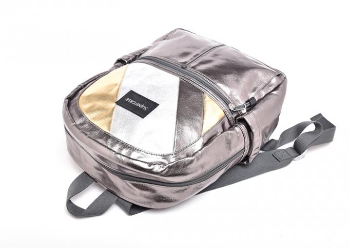 Stylish Custom Made Backpacks Coated Canvas Material 24*9*32cm Dimension