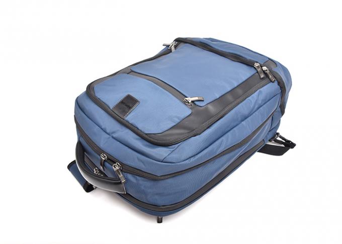 Multifunctional Waterproof Nylon Backpack , Teen School Backpacks USB Outter Charging