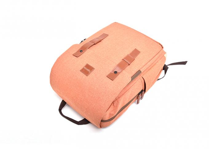 Flap Design Custom Made Backpacks Magnetic Snap Closure Easy For Opening