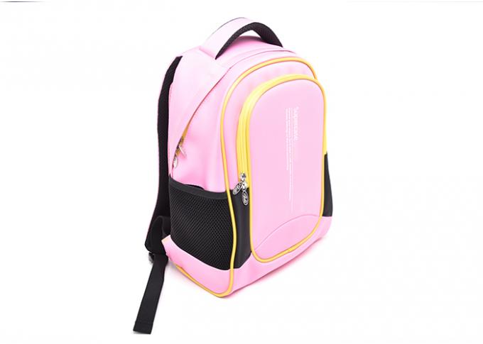 Little Girl Pink Primary School Bag 45*35*15cm Size With Adjustable Shoulder Strap