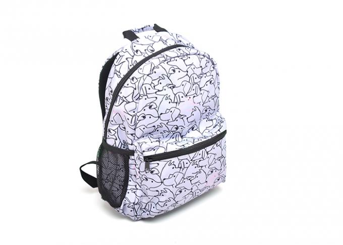 Colorful Waterproof Primary School Bag 600D Poly Material Decent Capacity
