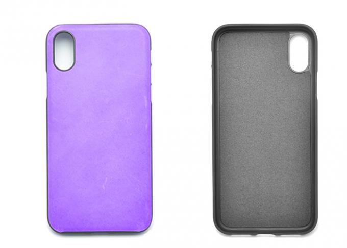 Colorful Soft Leather Phone Cases Full TPU Frame Protection RoHS Approved